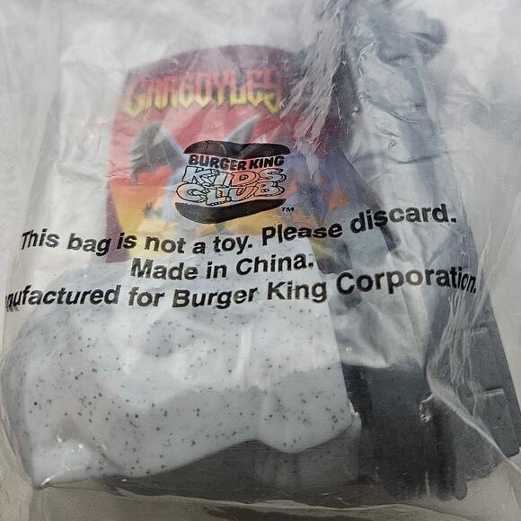 1995 Burger King Gargoyles Spin to Life New In Package - Picture 2 of 2